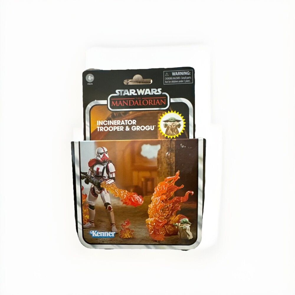 Star Wars | TVC | Deluxe Incinerator Trooper and Grogu | 3.75" Action Figure